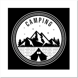 Camping Cricle Posters and Art